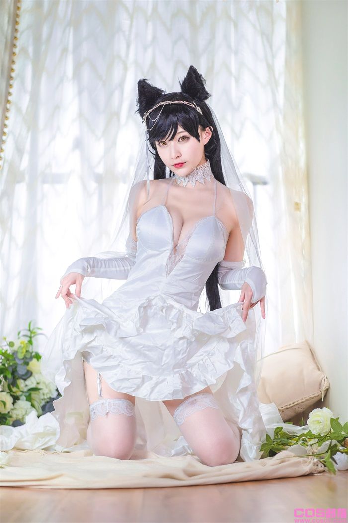 知名动漫博主@铁板烧鬼舞w 爱宕花嫁【29P/313MB】(图2)