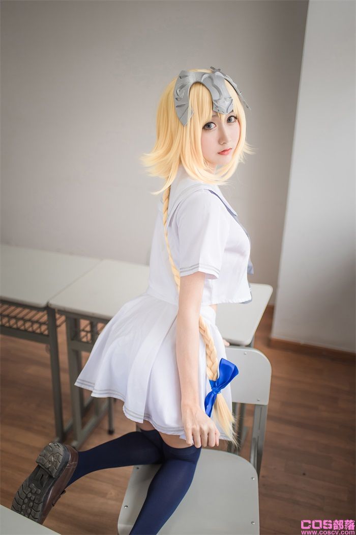 网紅Coser@木绵绵OwO - 贞德（白）【28P/50MB】(图2)