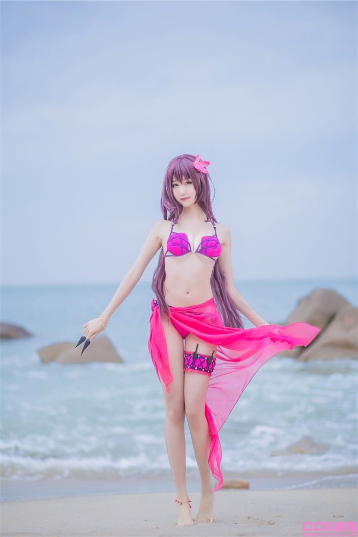 网紅Coser@木绵绵OwO - 泳装斯卡哈【21P/45MB】(图3)