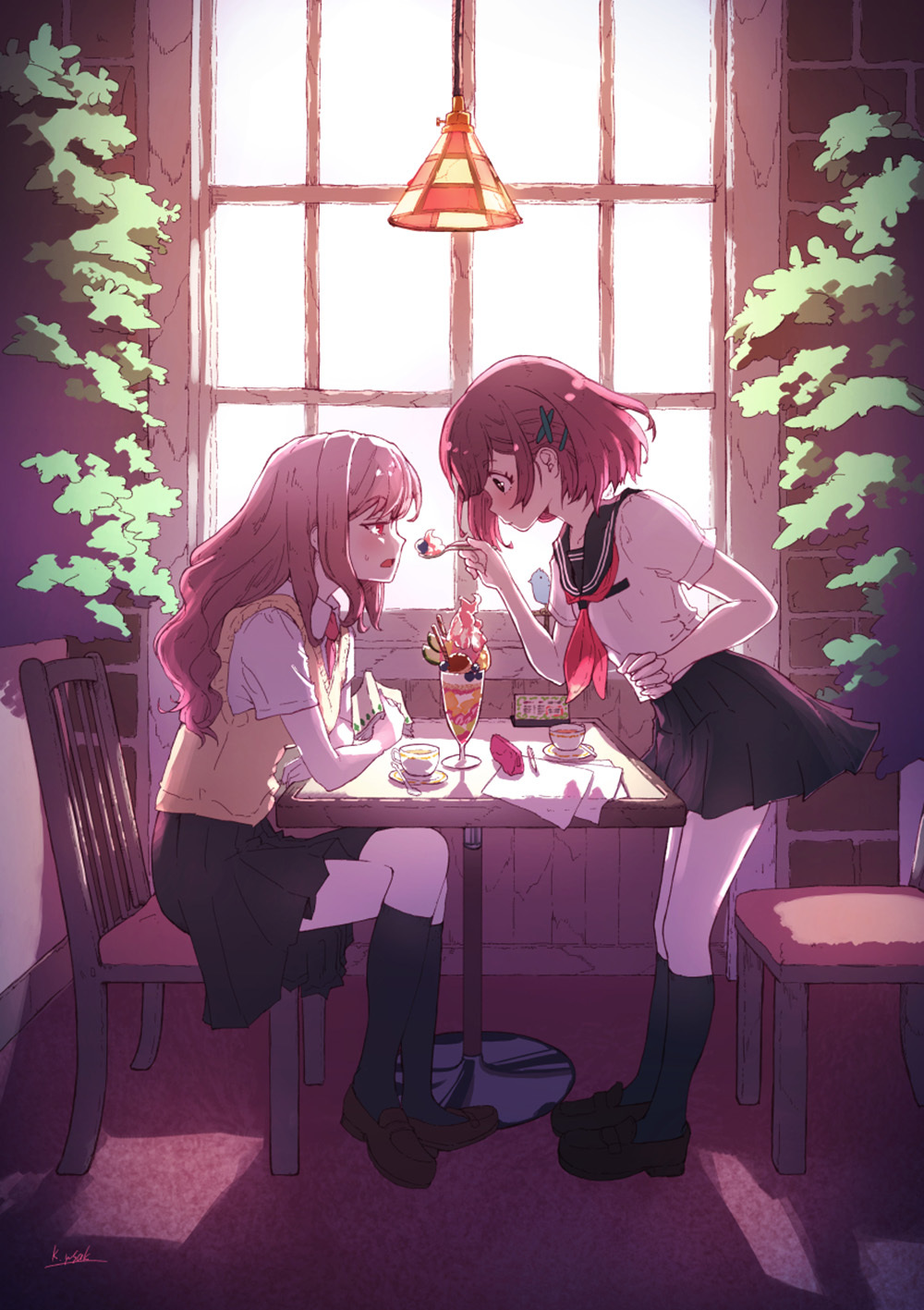 [Pixiv精选] 稍微喘口气吧。咖啡厅插画特辑(图2)