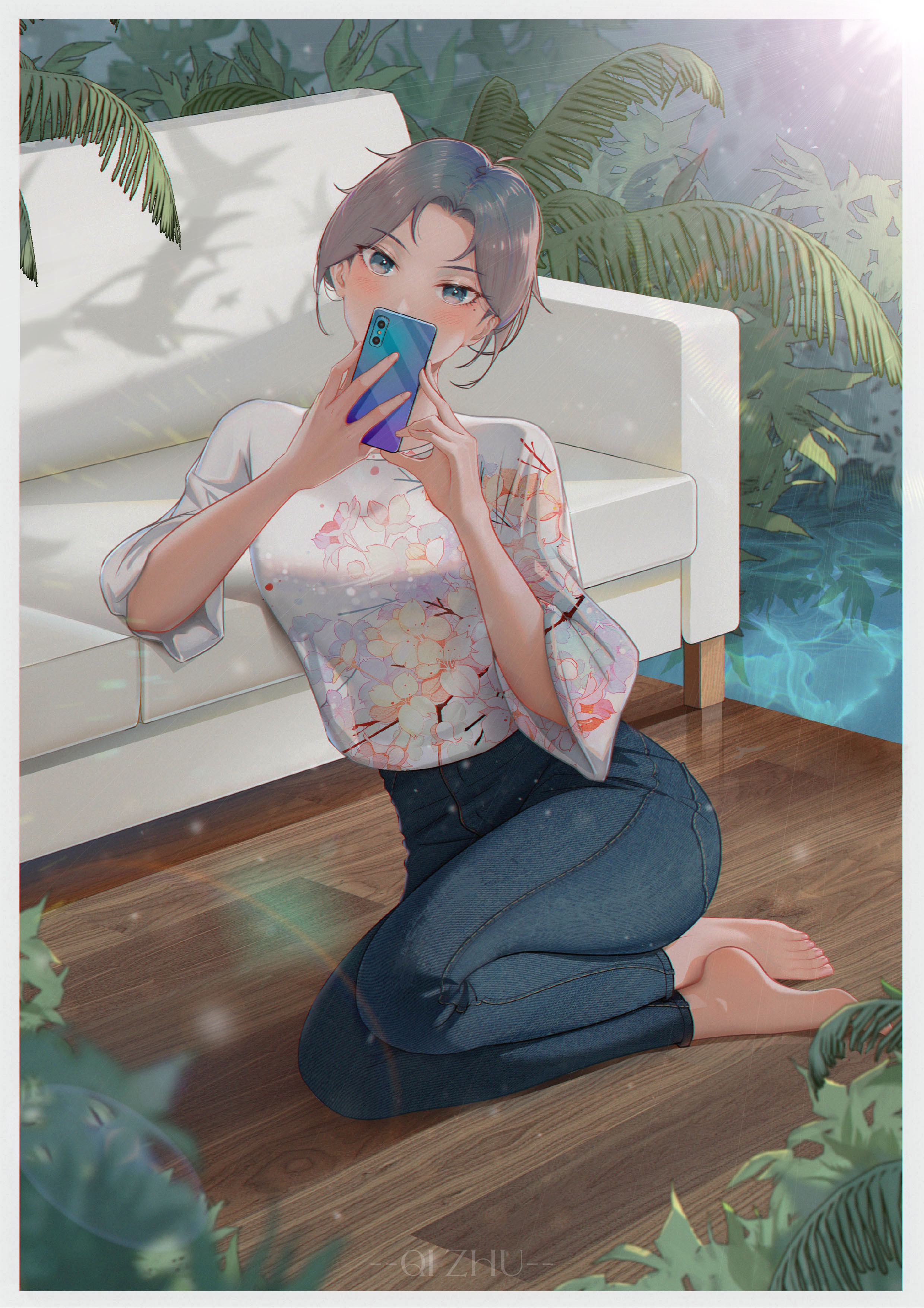 [Pixiv精选] 潮流必备款。牛仔裤插画特辑(图8)