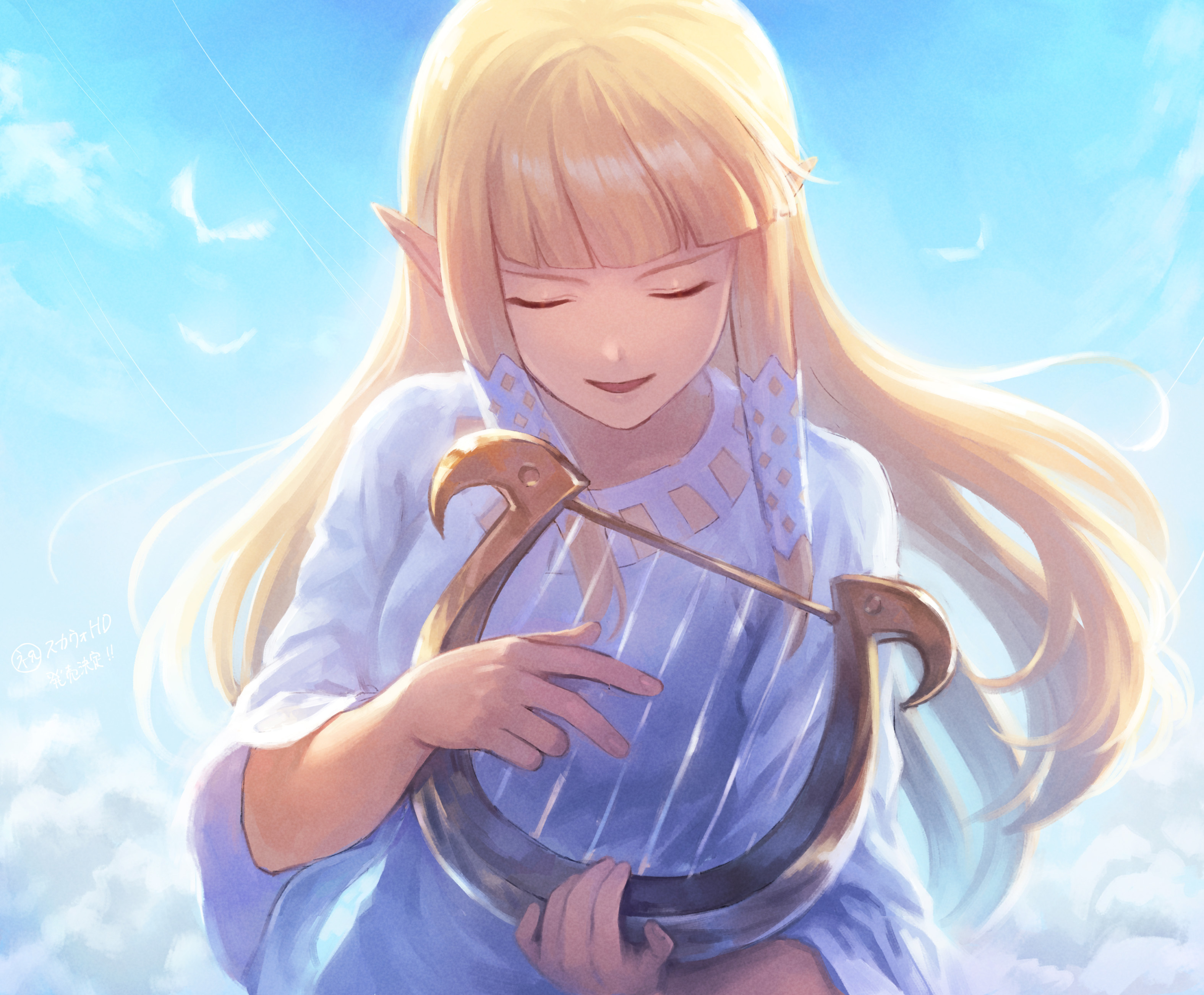 [Pixiv精选] 奏起动人的旋律。竖琴插画特辑(图8)