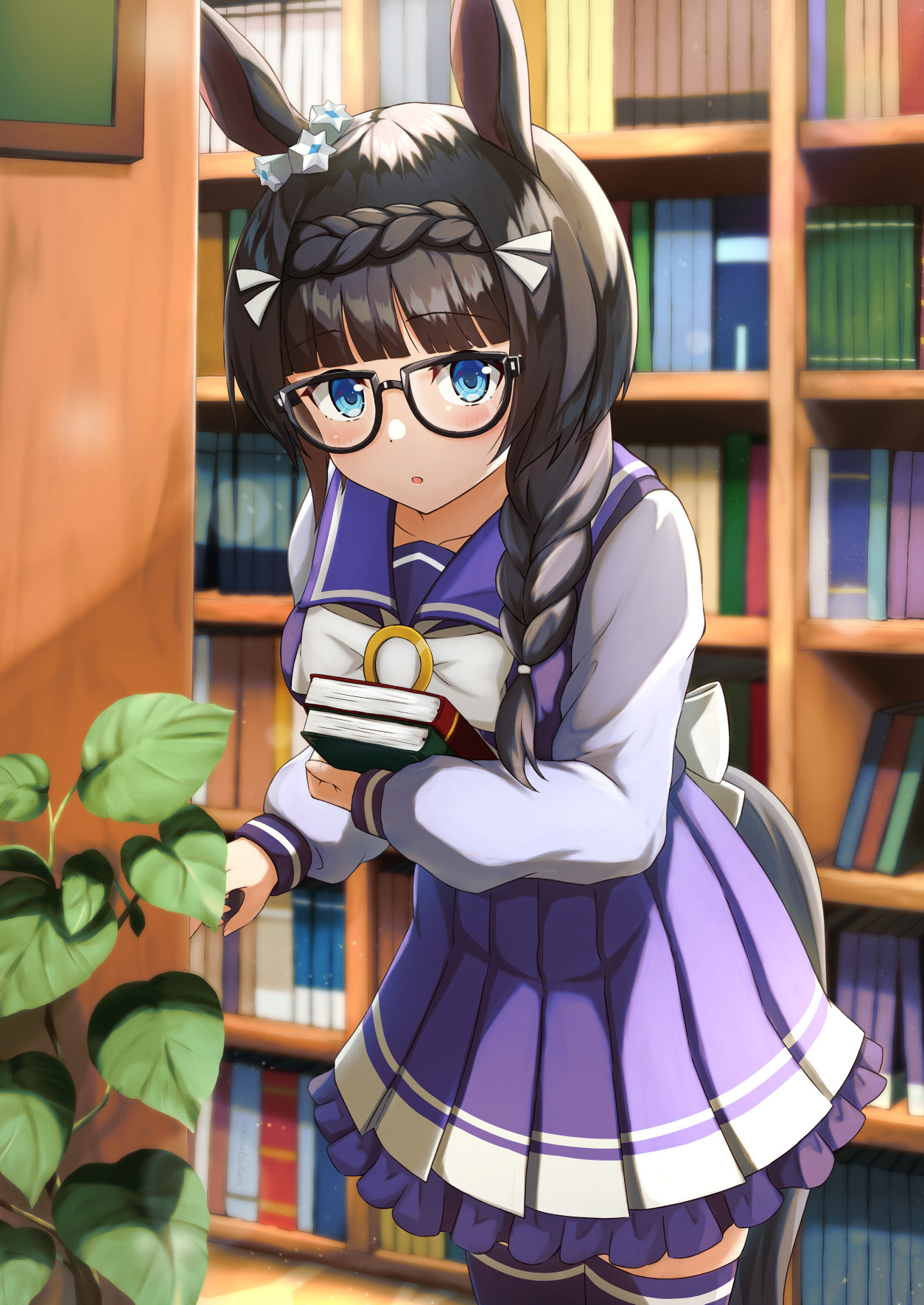 [Pixiv精选] 端庄贤淑又可爱♡皇冠编发插画特辑(图5)