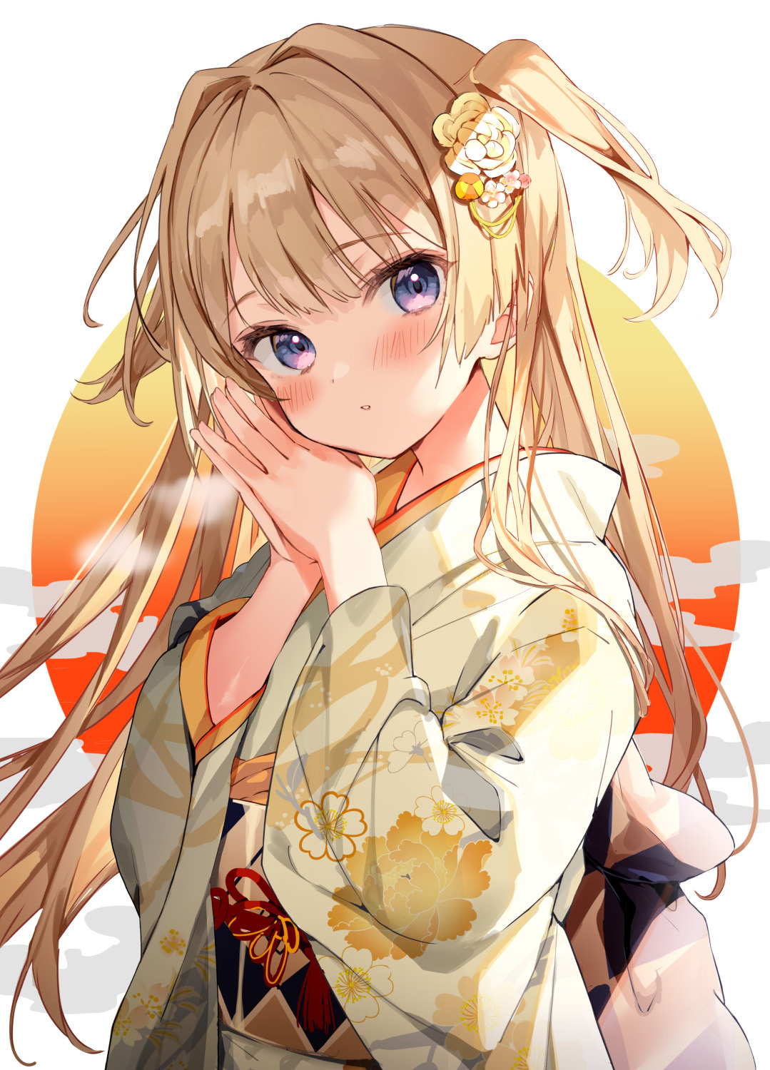 [Pixiv精选] 绽放于耳畔上的美丽。花朵头饰插画特辑(图3)