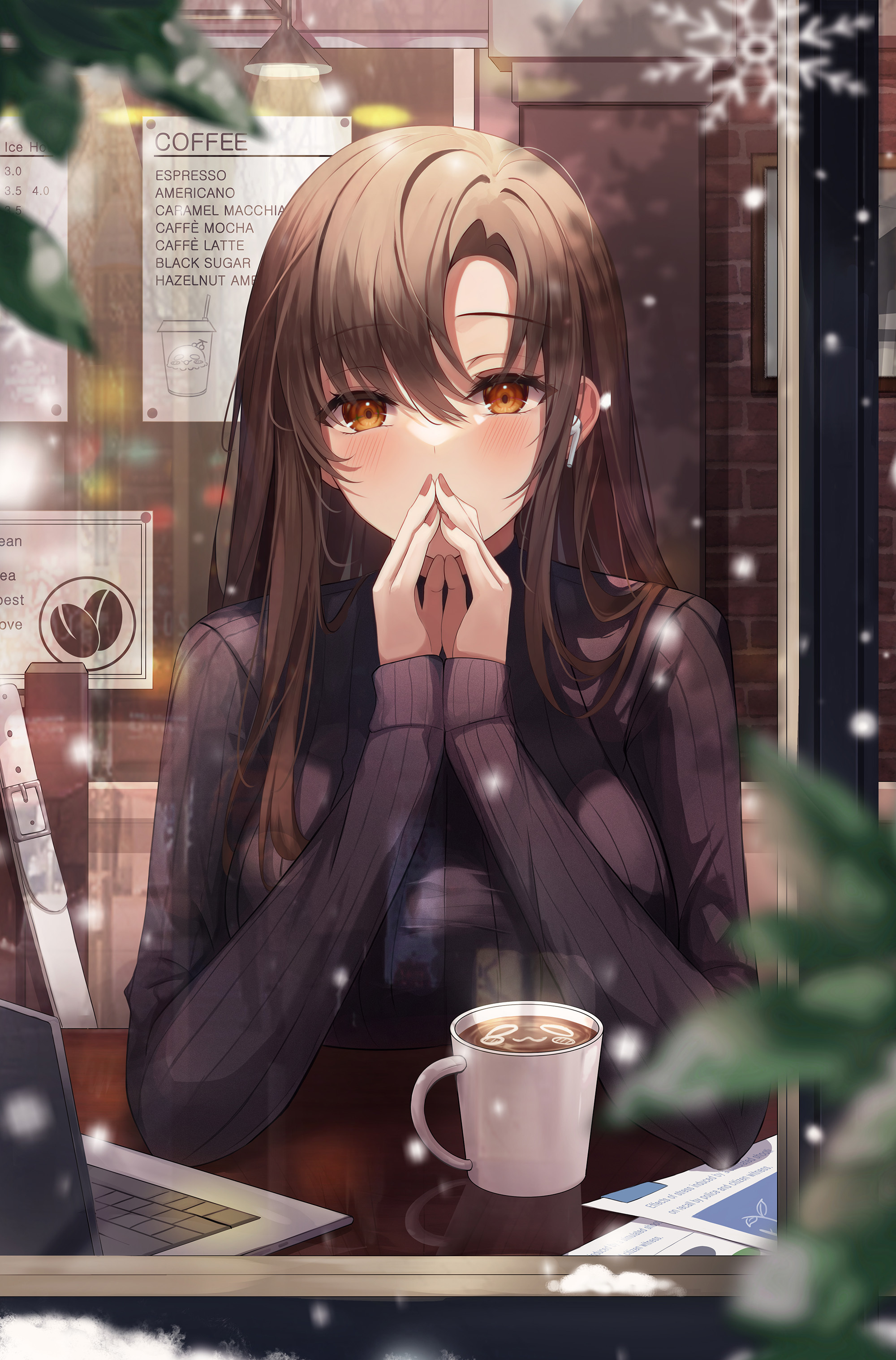 [Pixiv精选] 讨人喜欢的风格♡棕色长发插画特辑(图3)
