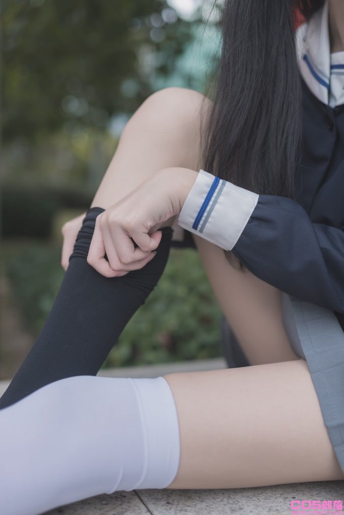 风之领域写真 No.021 黑白丝外拍【50P/150MB】(图1)