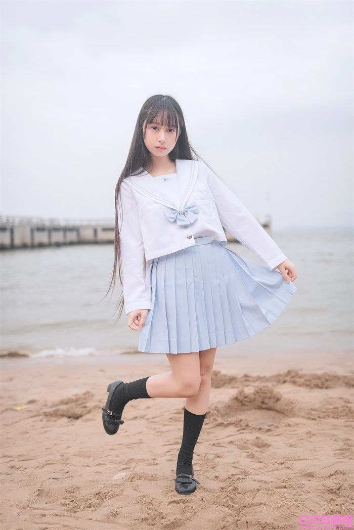 风之领域写真 No.155 海边漫步【51P/150MB】(图1)