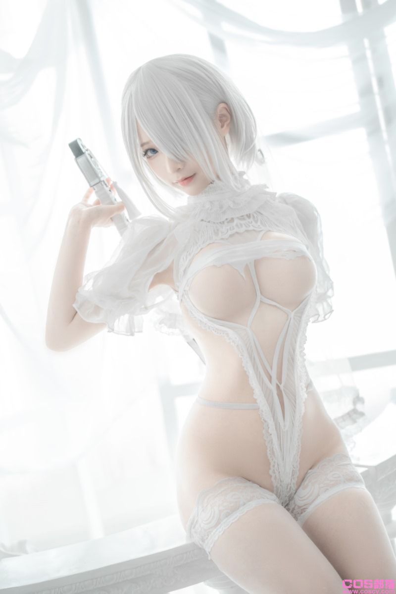 知名动漫博主@蠢沫沫 2B 白婚纱【59P/536MB】(图4)