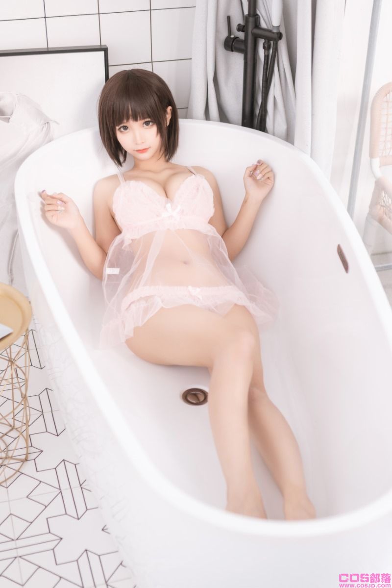 知名动漫博主@蠢沫沫 沫沫真爱版 粉纱 [40P/282MB](图4)