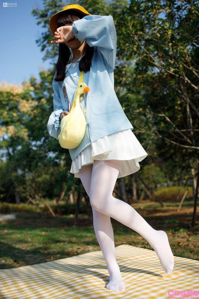森萝财团写具 JKFUN-030《野餐、爆蛋和彩蛋》踩物 白丝50D 默陌 [23P/1V/1.35G](图1)