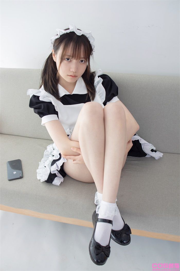 森萝财团写真 JKFUN-百元系列2-2《雷丝花边短袜女仆》Aika [32P/1V/2.05G](图1)