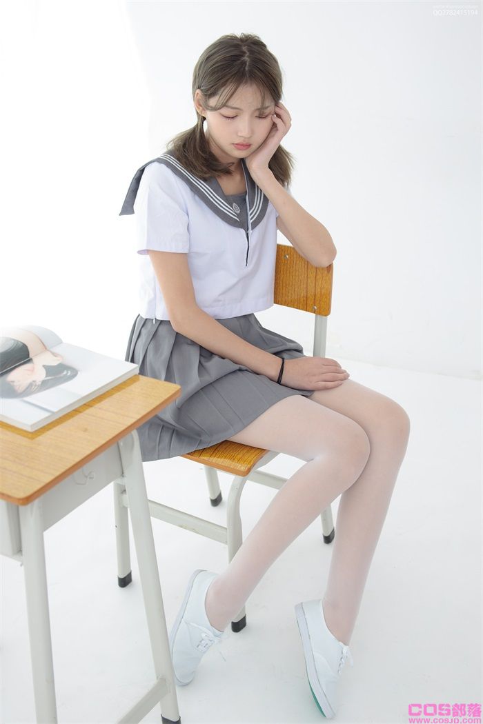 森萝财团写真 JKFUN-039《白丝网鞋合辑》13D白丝 默陌+芝士(图1)