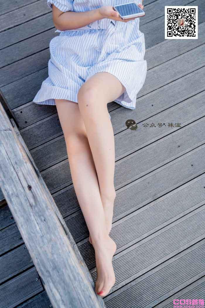 袜涩写真 VOL.011 肉色丝袜白色连衣裙 [34P/636MB](图3)
