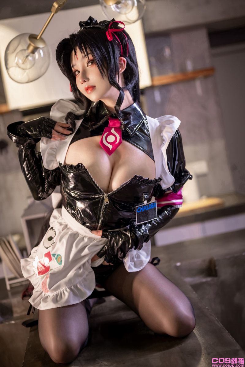 知名动漫Coser@rioko凉凉子 杀生院膝皮女仆 [41P/4V/1.54G](图3)