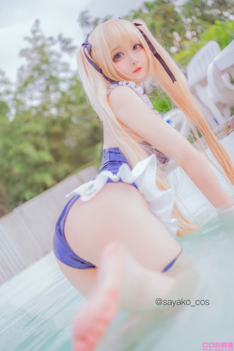 动漫博主@Sayako 玛丽罗斯泳装 [78P/380MB](图3)
