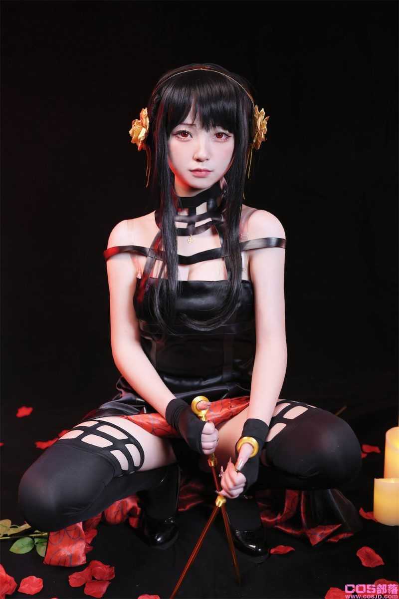 动漫博主@花铃 间谍过家家约尔太太 [29P/109MB](图2)