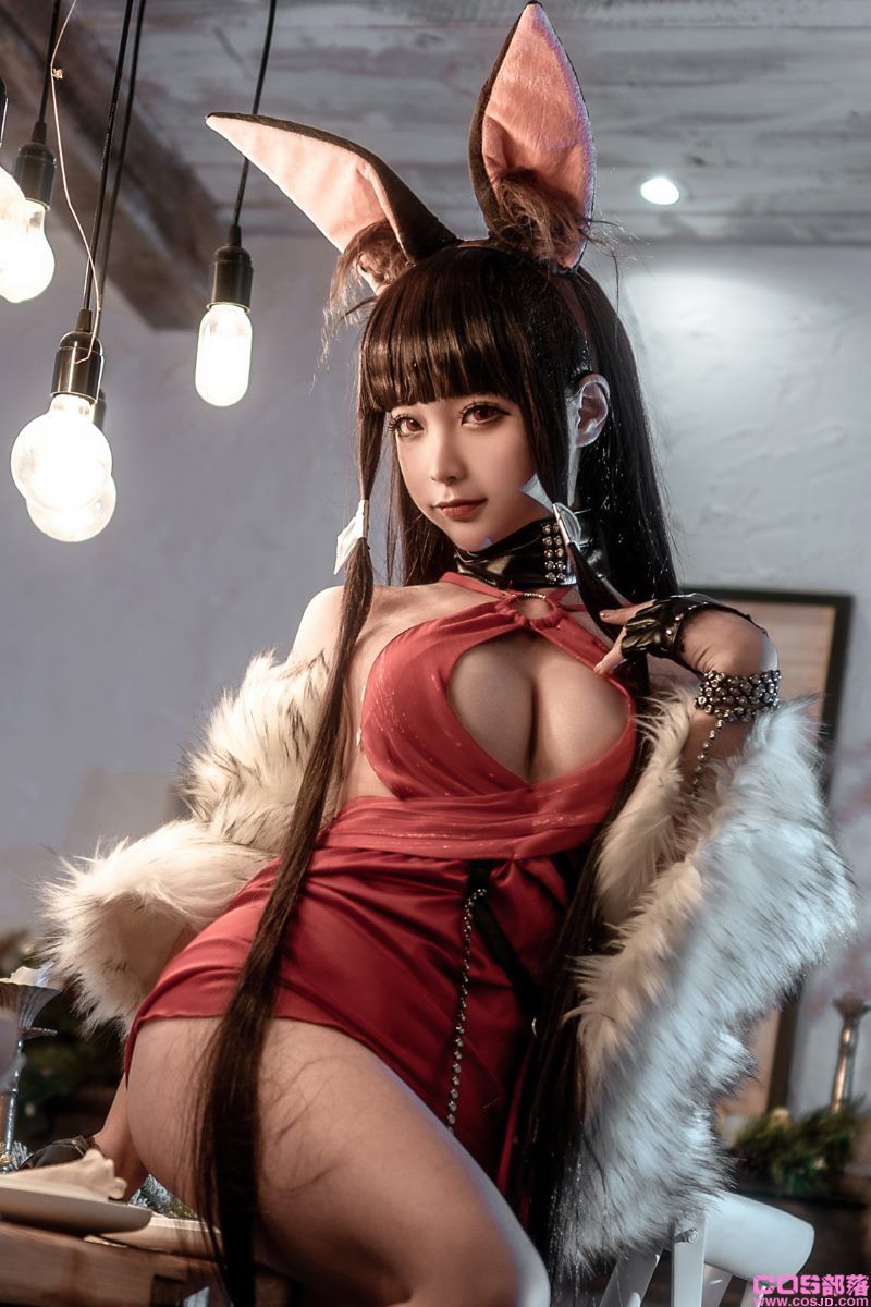 知名动漫博主@蠢沫沫 Akagi Ruby-Laced Beauty (Azur Lane) [40P/393MB](图2)