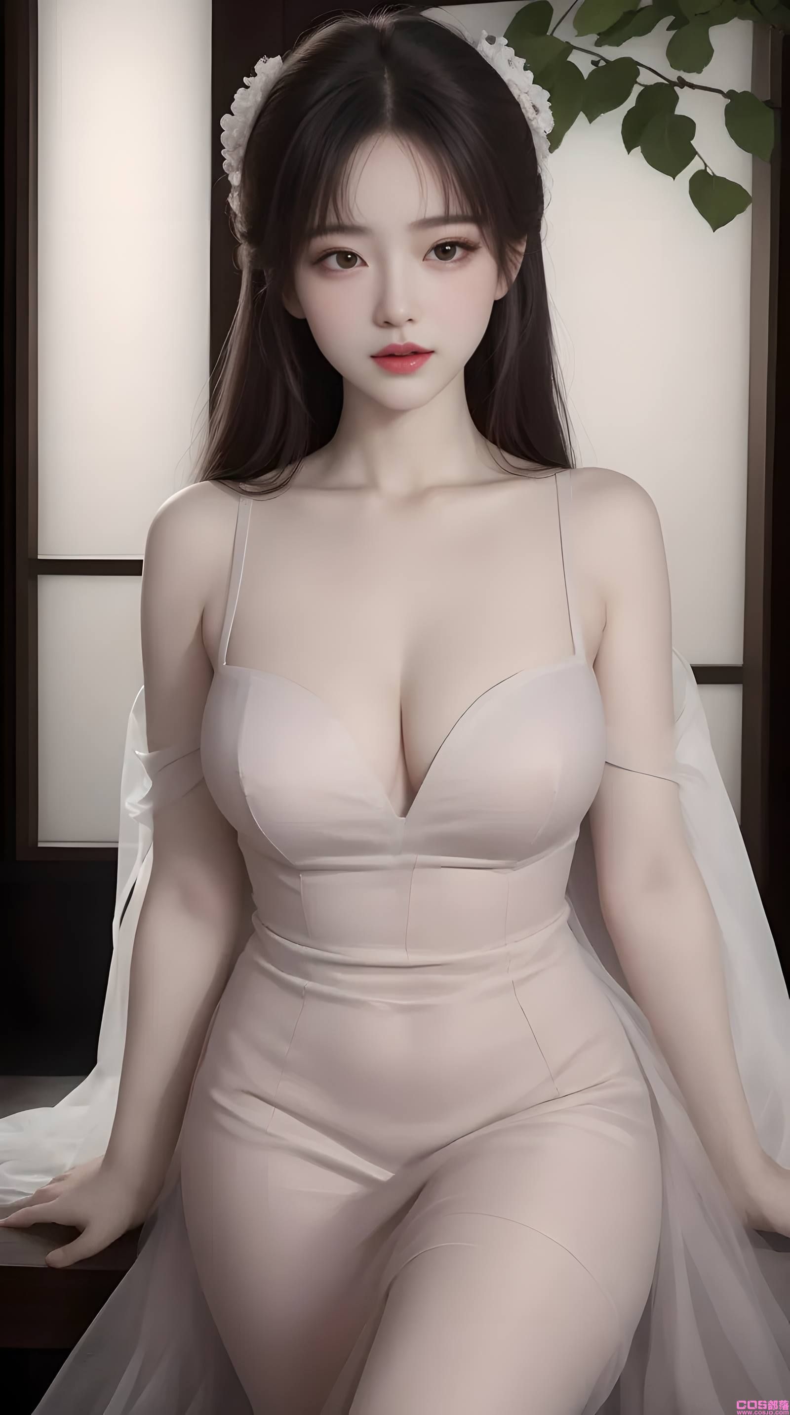 AI绘画 070 温婉柔美穿着浅青色服饰的镁钕 [30P/319MB](图2)