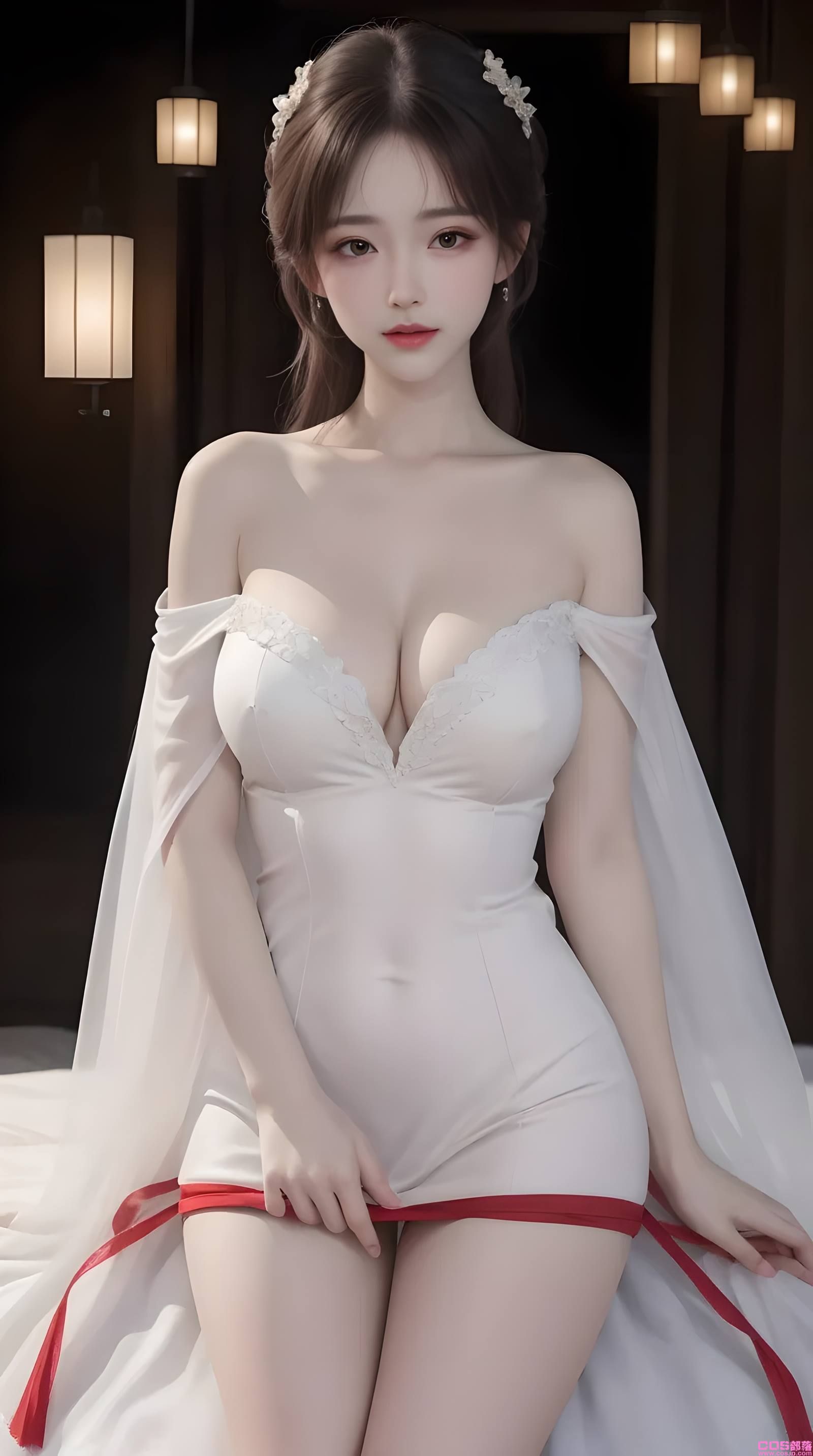 AI绘画 070 温婉柔美穿着浅青色服饰的镁钕 [30P/319MB](图4)